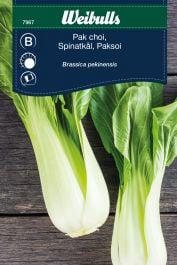Kål, spinat, pak choy