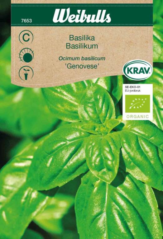 Basilikum KRAV