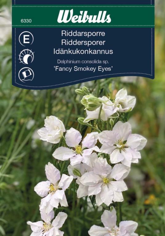 Riddersporer 'Fancy Smokey Eyes'