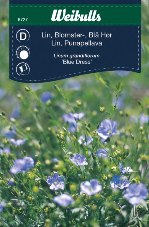 Hør blå 'Blå kjole'